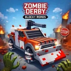 Zombie Derby: Blocky Roads